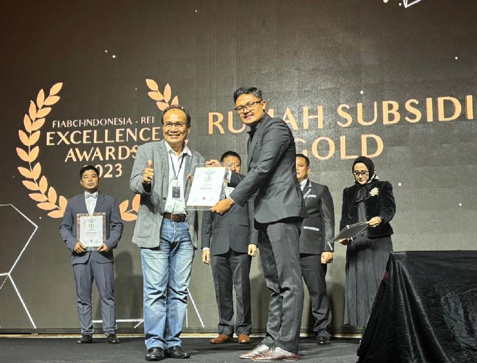 Penghargaan Gold Winner untuk Perumahan Melanesia pada REI Excellence Award 2023